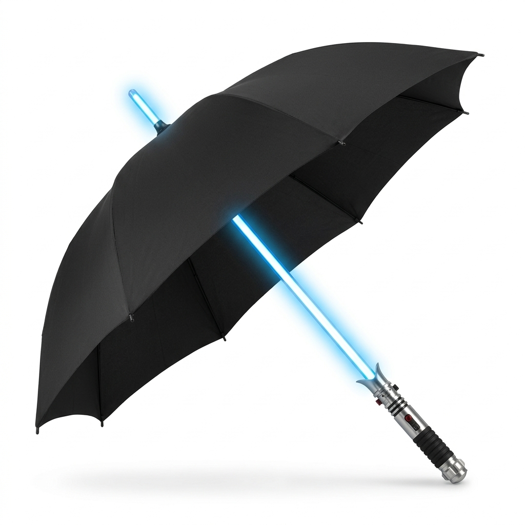 LED star Umbrella – Levitating star